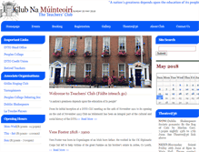 Tablet Screenshot of clubnamuinteoiri.com